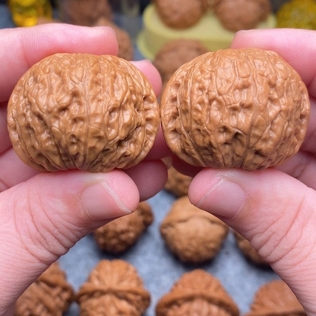 文玩核桃把件37.5全品绝配乾隆磨