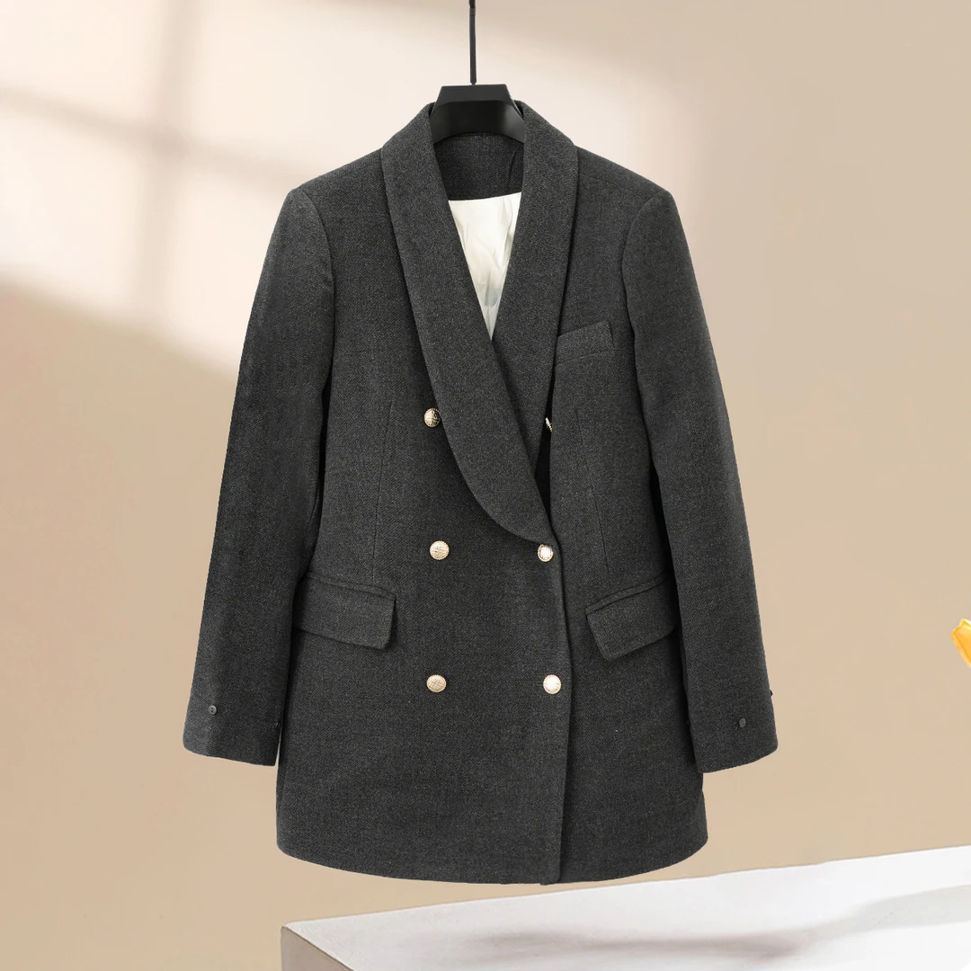 Q4494【特价-占单者限购】【韩系松弛】西装羽绒｜日常显贵好搭款1507