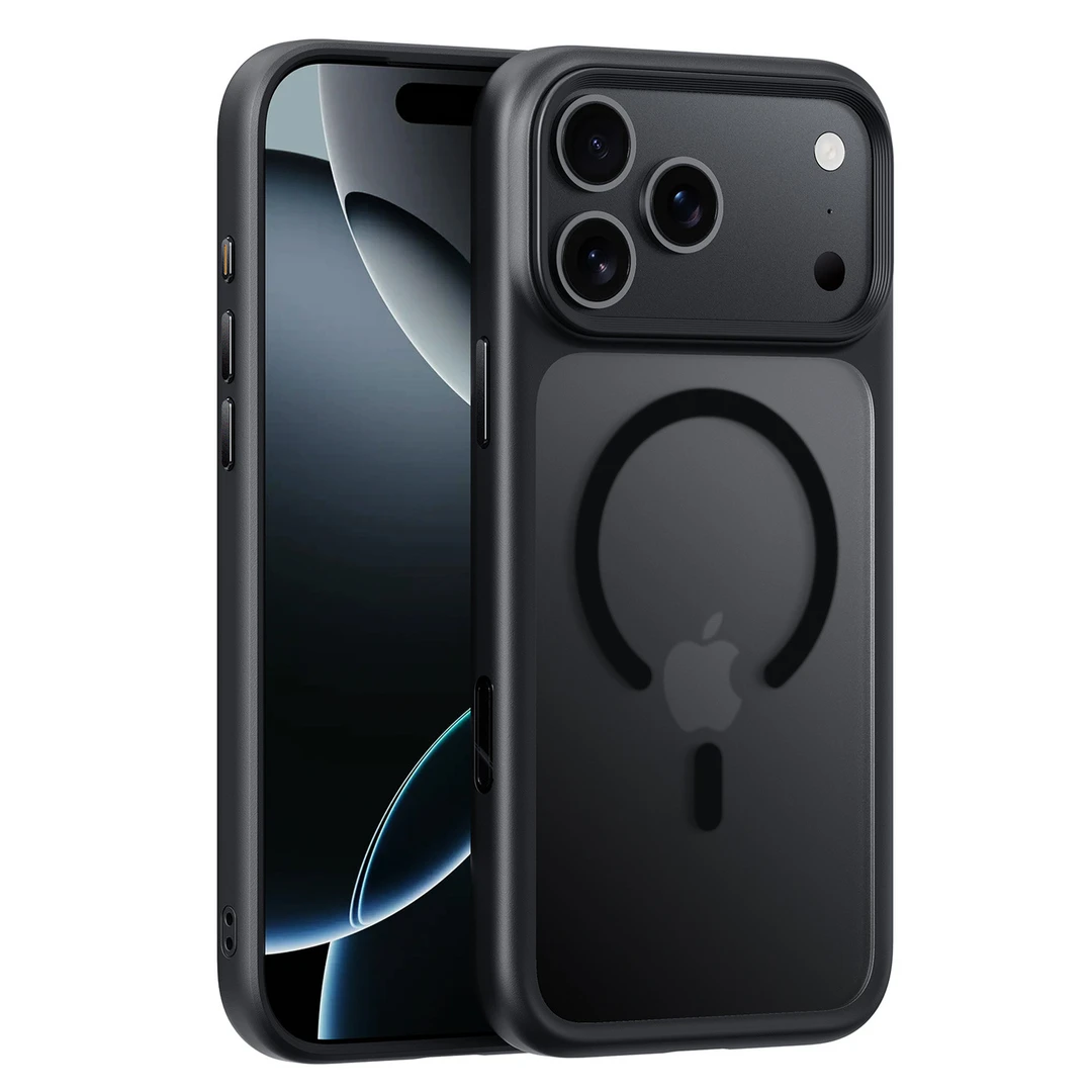 高品质*适用苹果17磁吸手机壳 肤感磨砂 军工级防摔 Magsafe磁吸