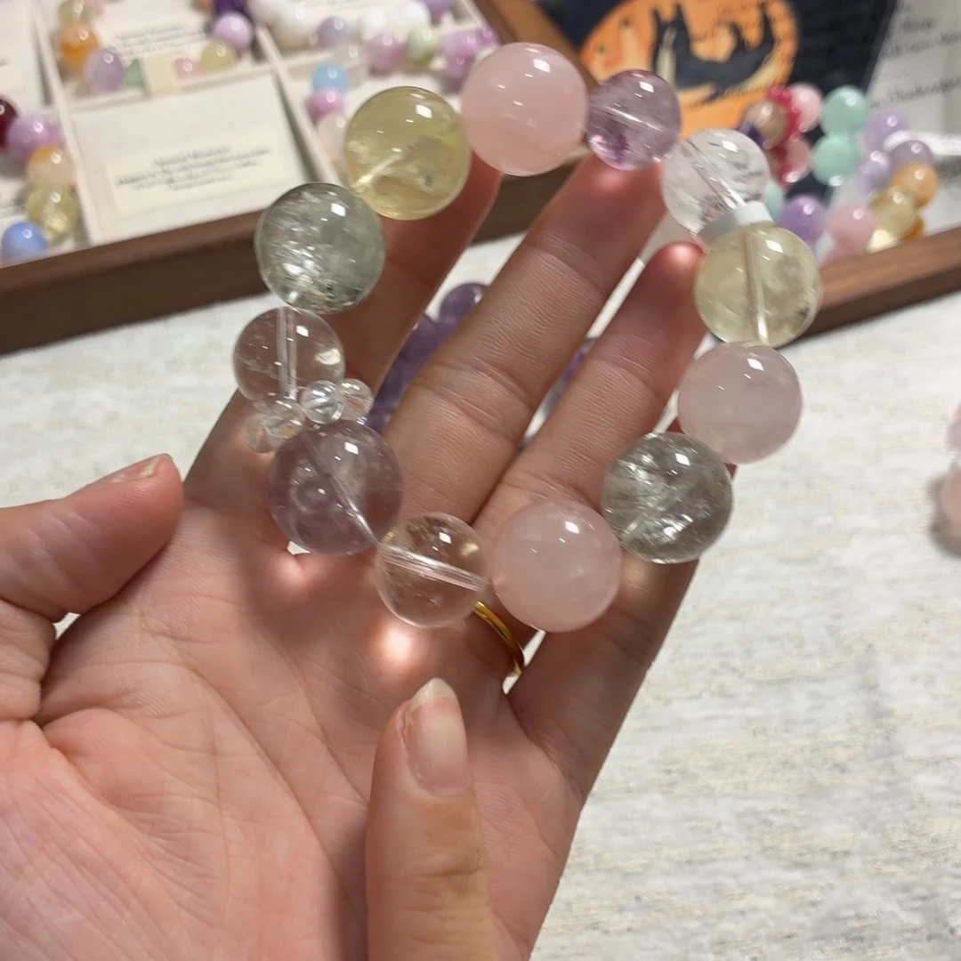未镶嵌手链烟晶1148
