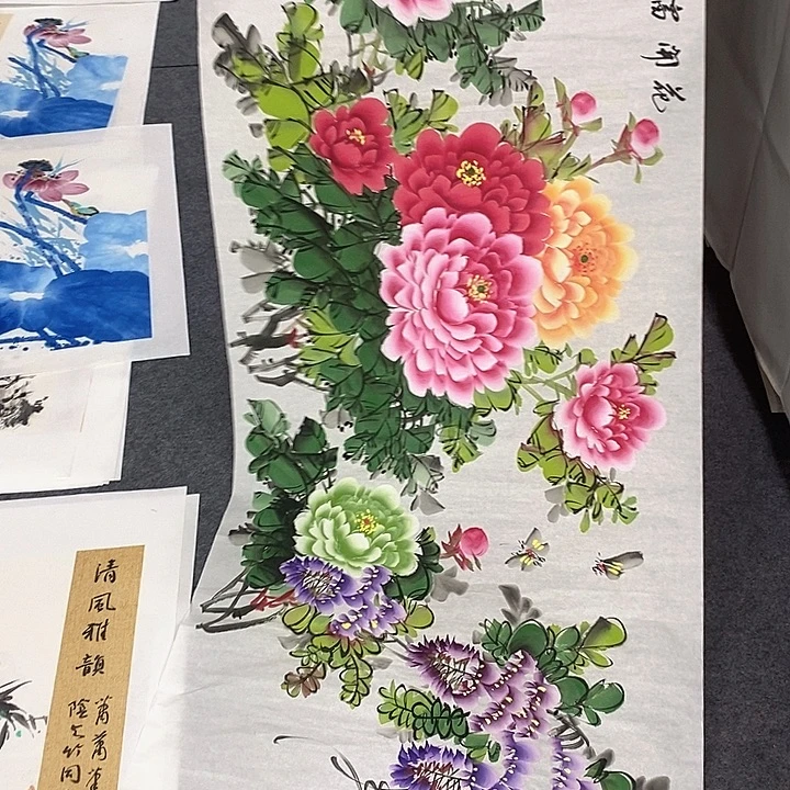 国画国画作品手绘