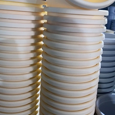 树脂四季3号米黄无托10个