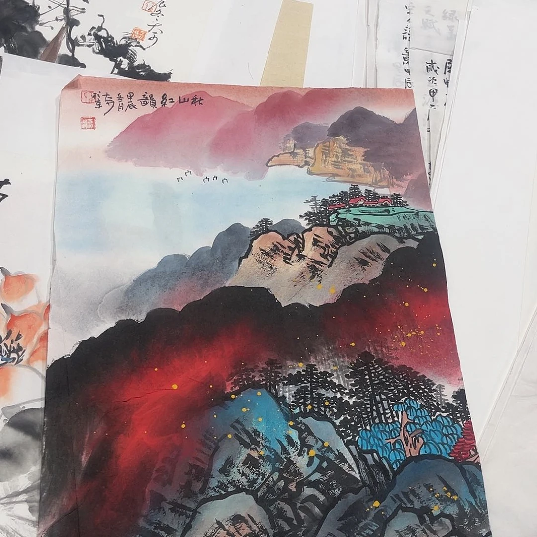 姜奇老师山水作品