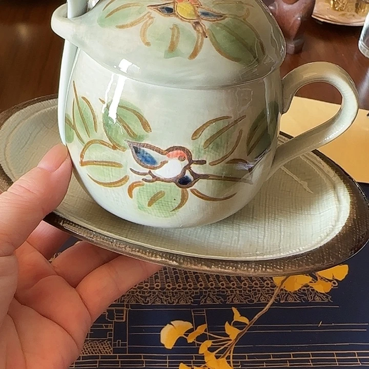 瓷9624炖盅盖杯一件