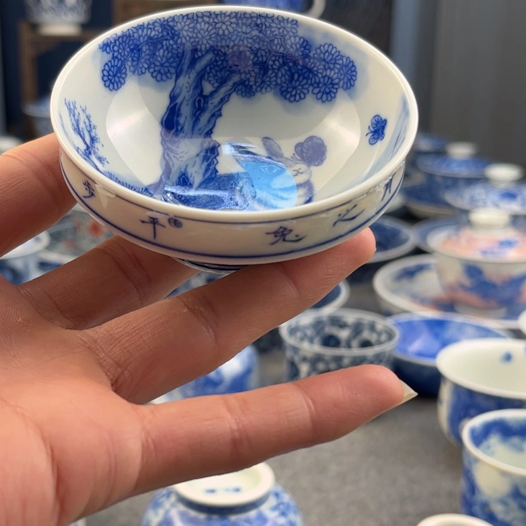 瓷片十二生肖兔杯哈哈哈哈哈哈哈