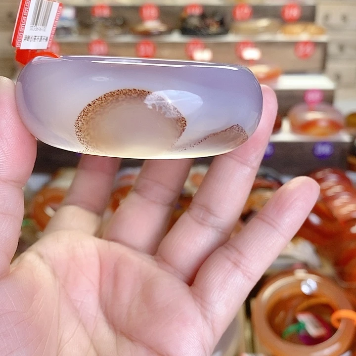 玛瑙/玉髓手镯未镶嵌白**）