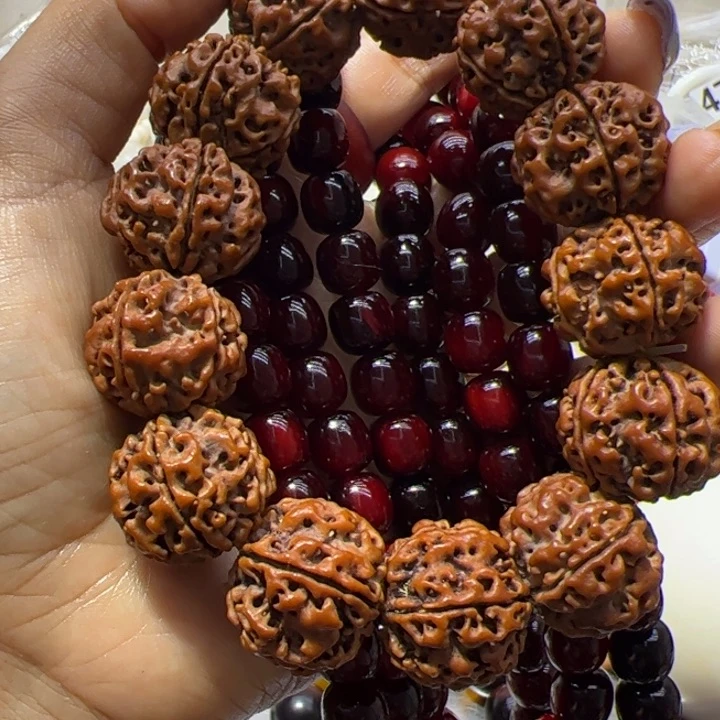 大果紫檀（缅甸花梨）10/10全红壁挂mm