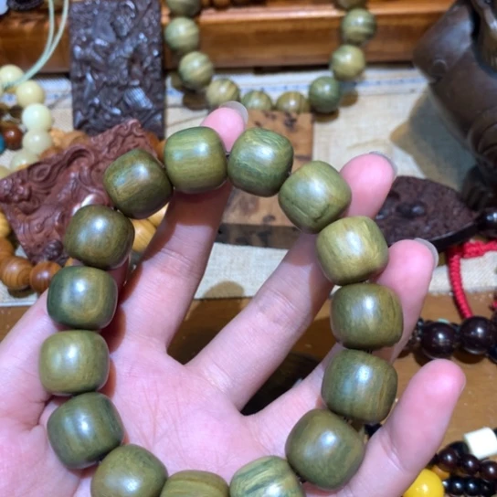 哟***吼维腊木（绿檀）绿檀14*15老型单圈