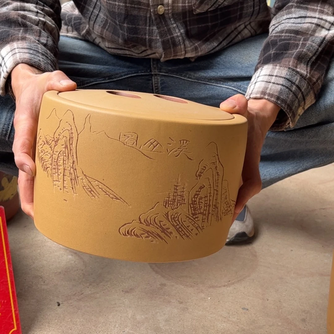 紫砂茶叶罐微瑕不退不换