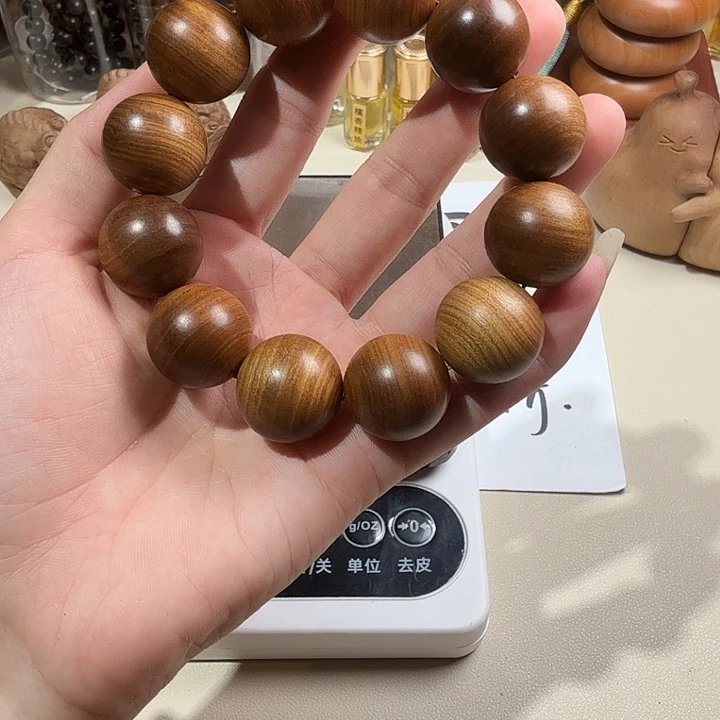 檀香木印度迈索尔老山檀香黑肉2.0/12横纹虎皮沉水