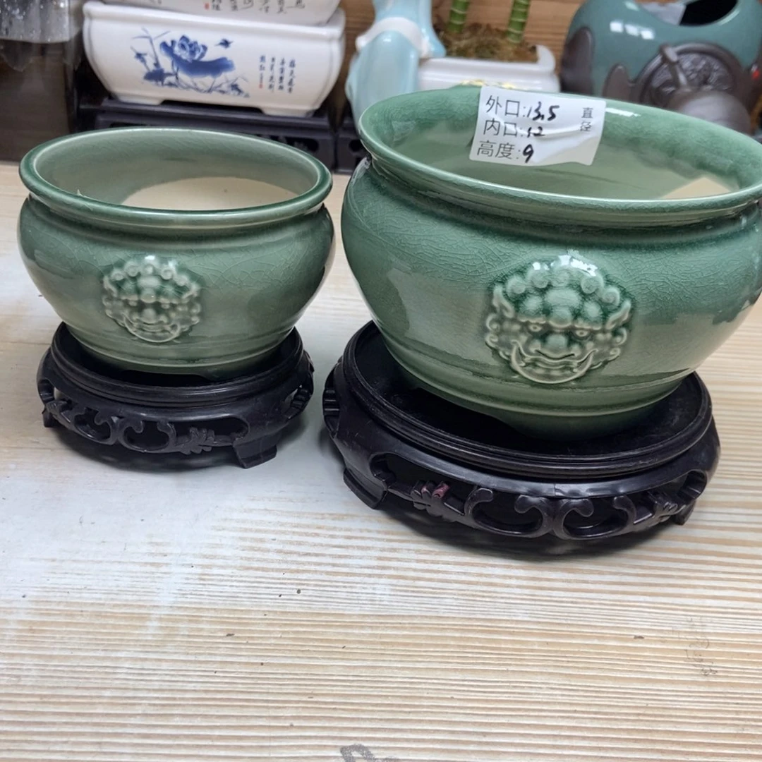 瓷片陶瓷花盆陶瓷艺术