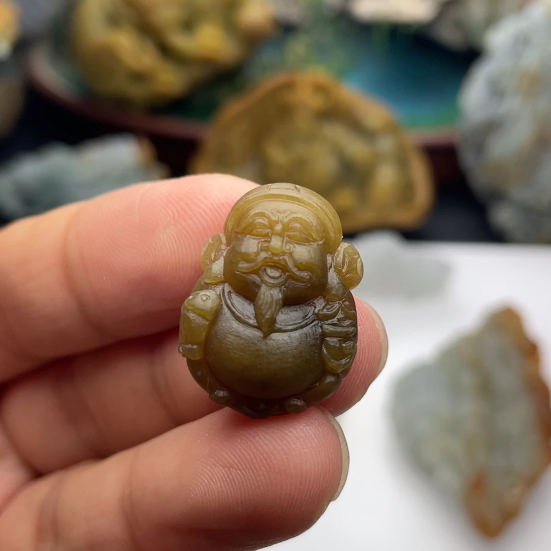 未镶嵌定制翡翠定制小财财