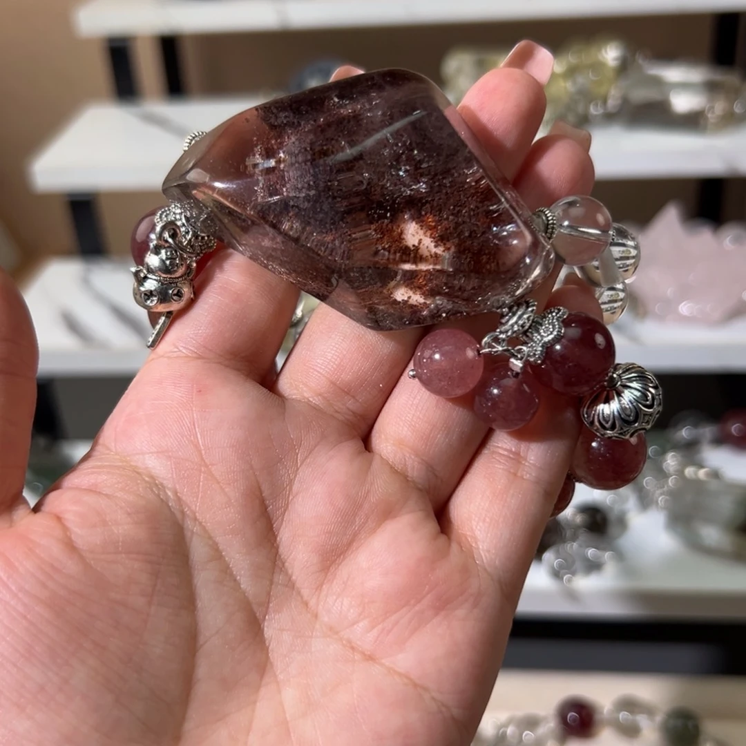 合金手链水晶给****?手串