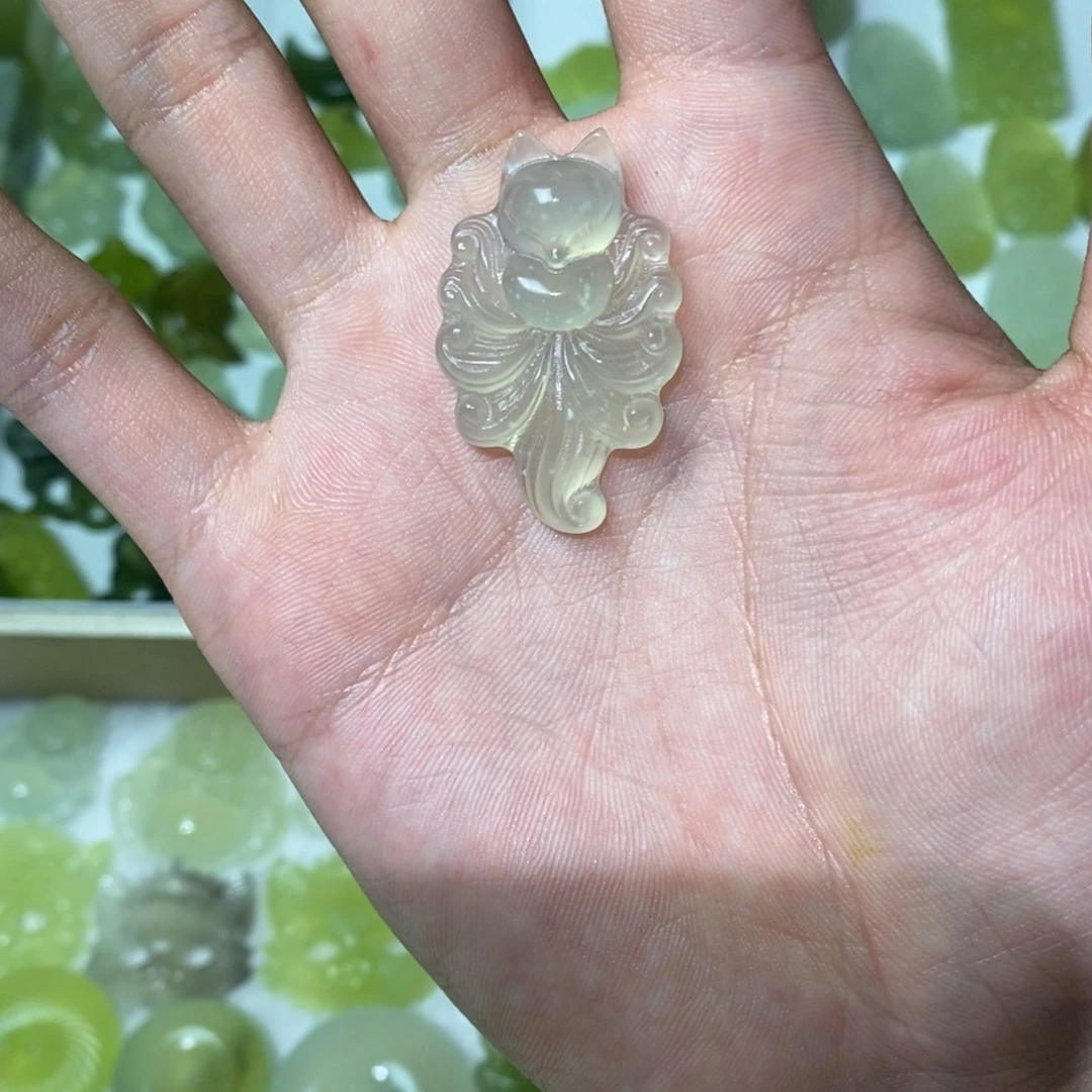 岫玉未镶嵌吊坠(不含链)