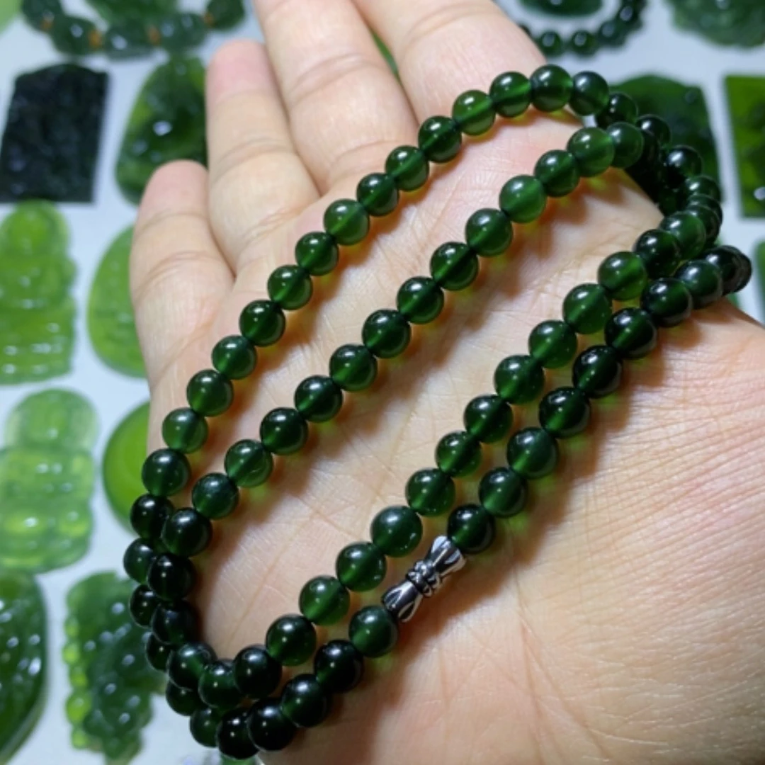 【闪购商品】未镶嵌蛇纹石玉颈饰