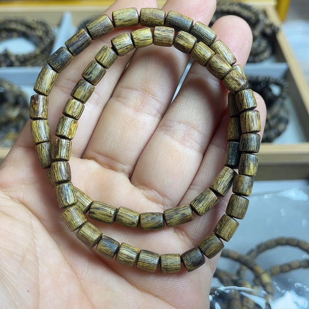 沉香沉香碎屑奇楠沉香单圈6毫米花香韵