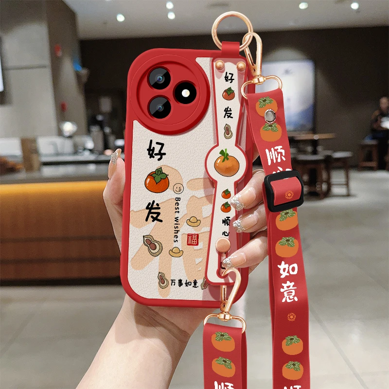 适用红米k80至尊版手机壳小米k80ultra好柿发生全包防摔斜挎挂绳