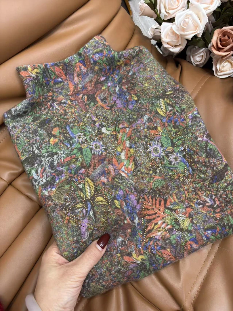 【繁花】高定轻奢超柔重工打底衫90-140 新选f777