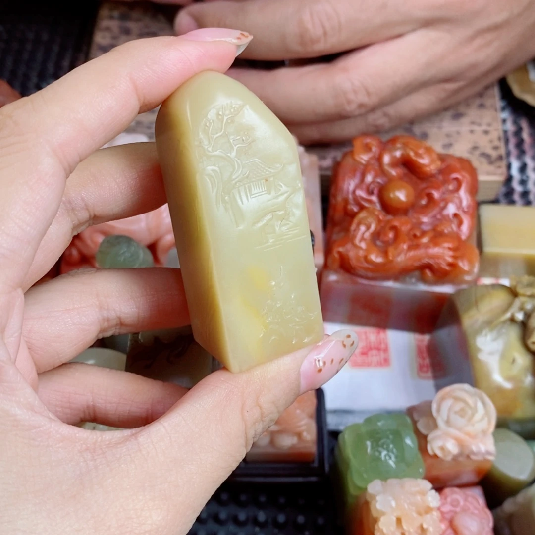 星***雀寿山石印石成品正章书法用品