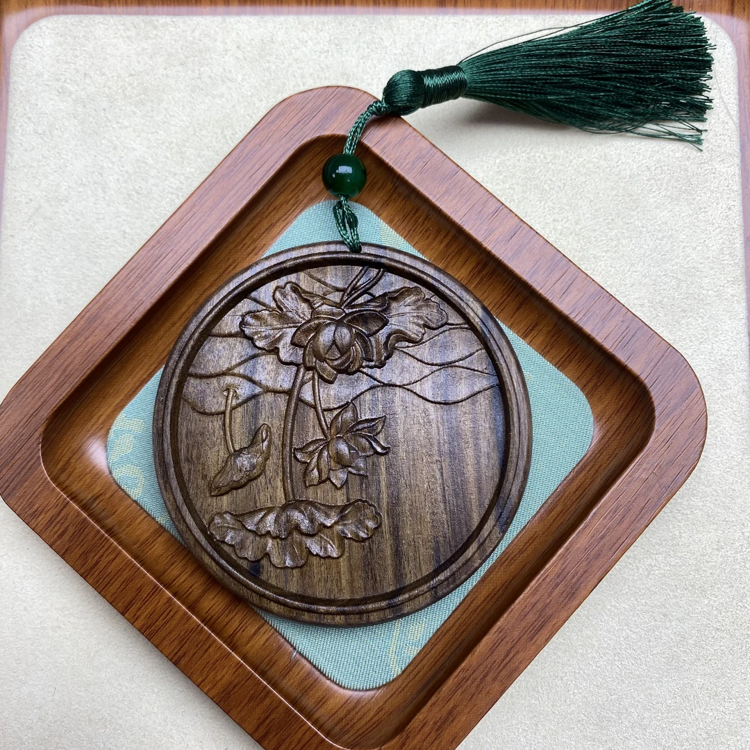 非金属珐琅手链 木质 雕刻镜子 福