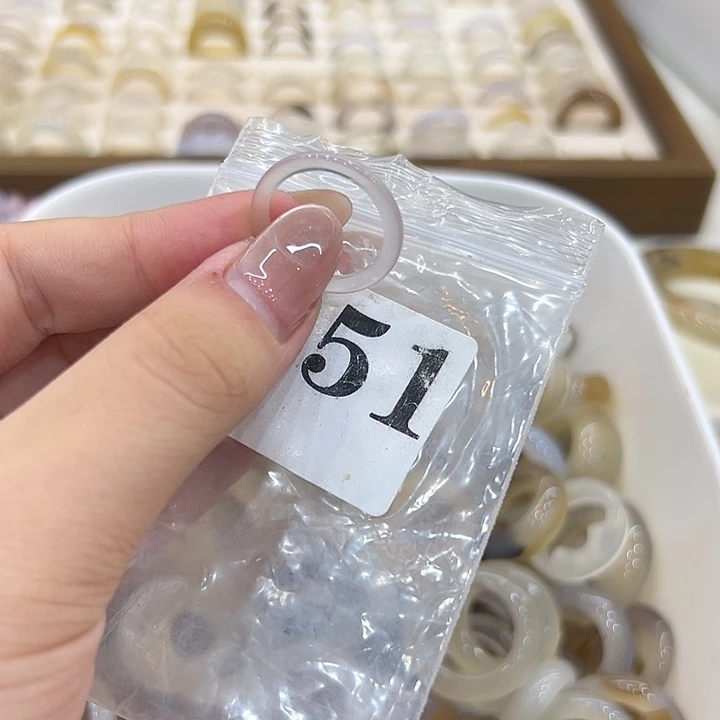 玛瑙/玉髓戒指合金51刚14