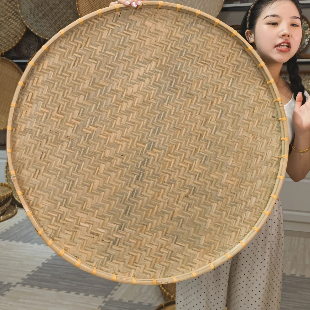 竹青超大号80公分一个晾晒盘