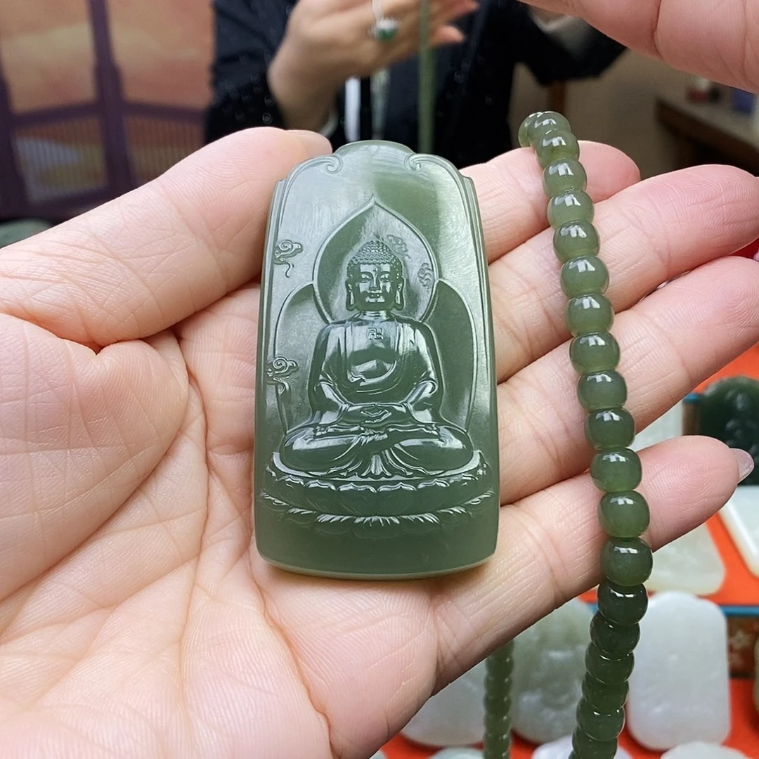 颈饰未镶嵌和田玉?****?