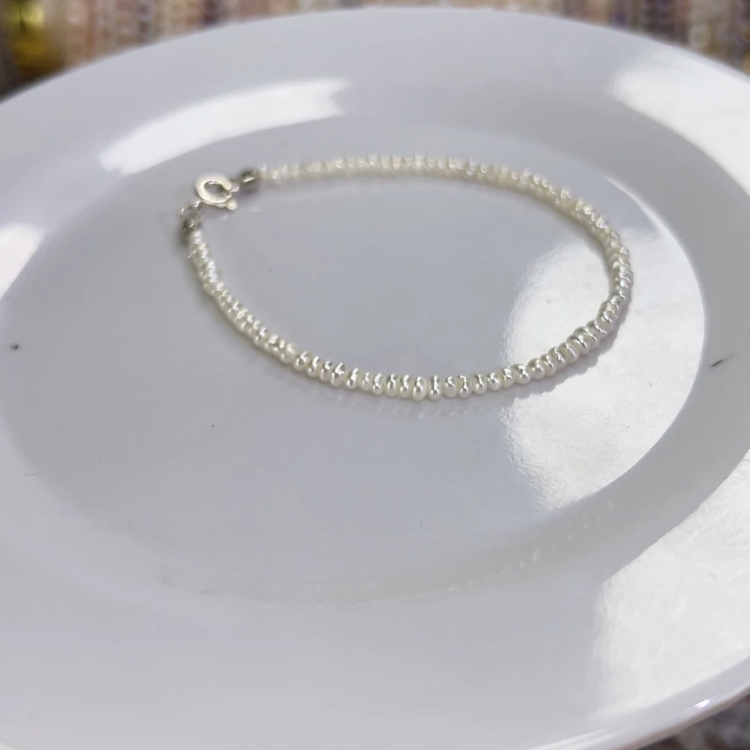 钛钢手绳淡水珍珠