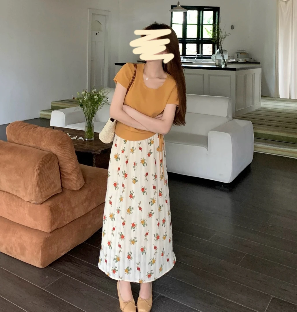 321 橘生淮南·复古小奢感 两件套套装（J23）