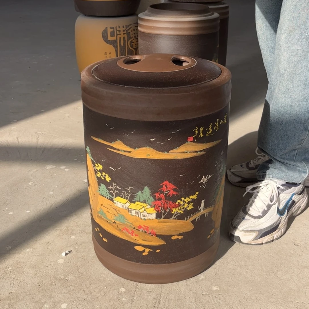 紫砂茶叶罐23饼茶叶罐