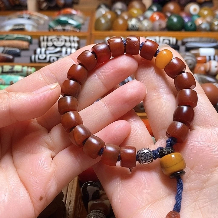 虾***&玛瑙/玉髓未镶嵌颈饰