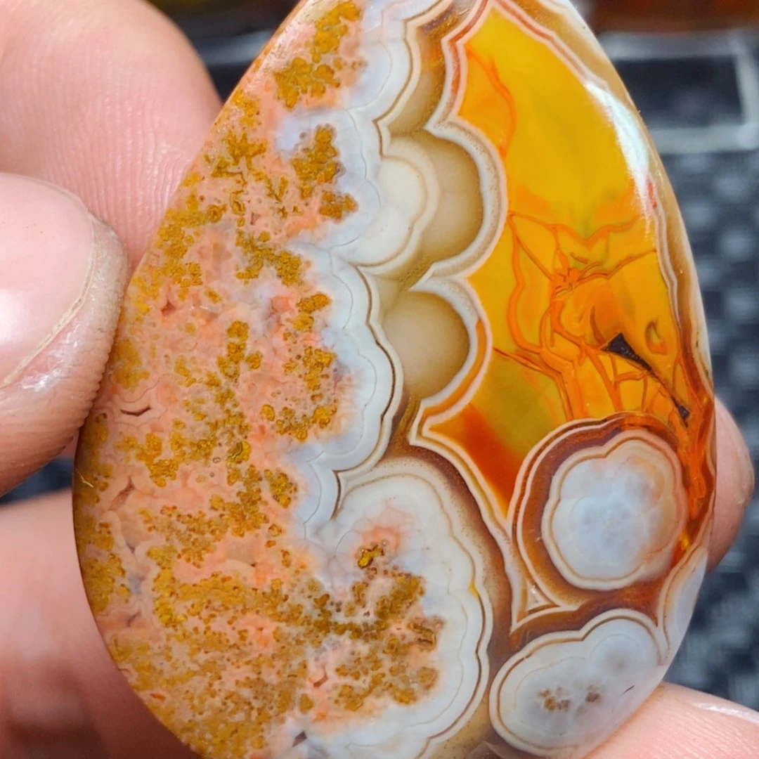 玛瑙/玉髓吊坠(不含链)未镶嵌k*i