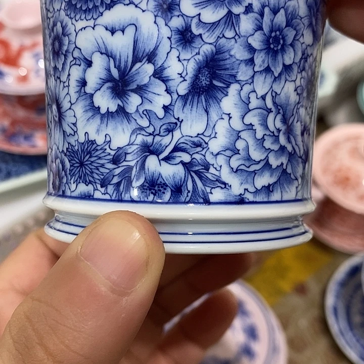 陶摆件景德镇陶瓷主人杯23444