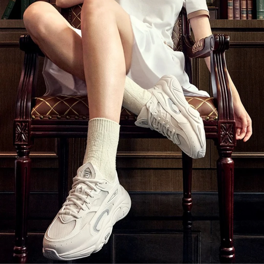 【火星1S】FILA/斐乐情侣百搭春秋款火星老爹鞋F12W/M322109F