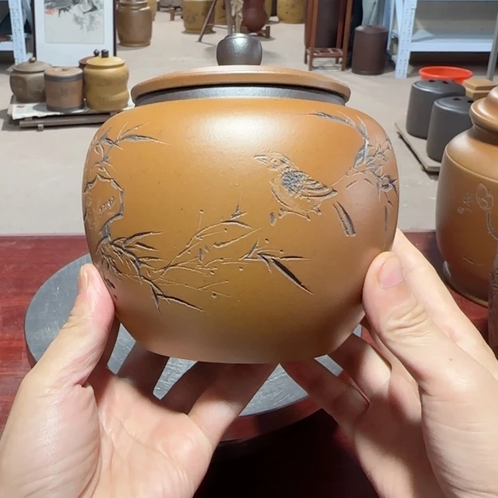 紫砂茶叶罐。。。。。。。。。