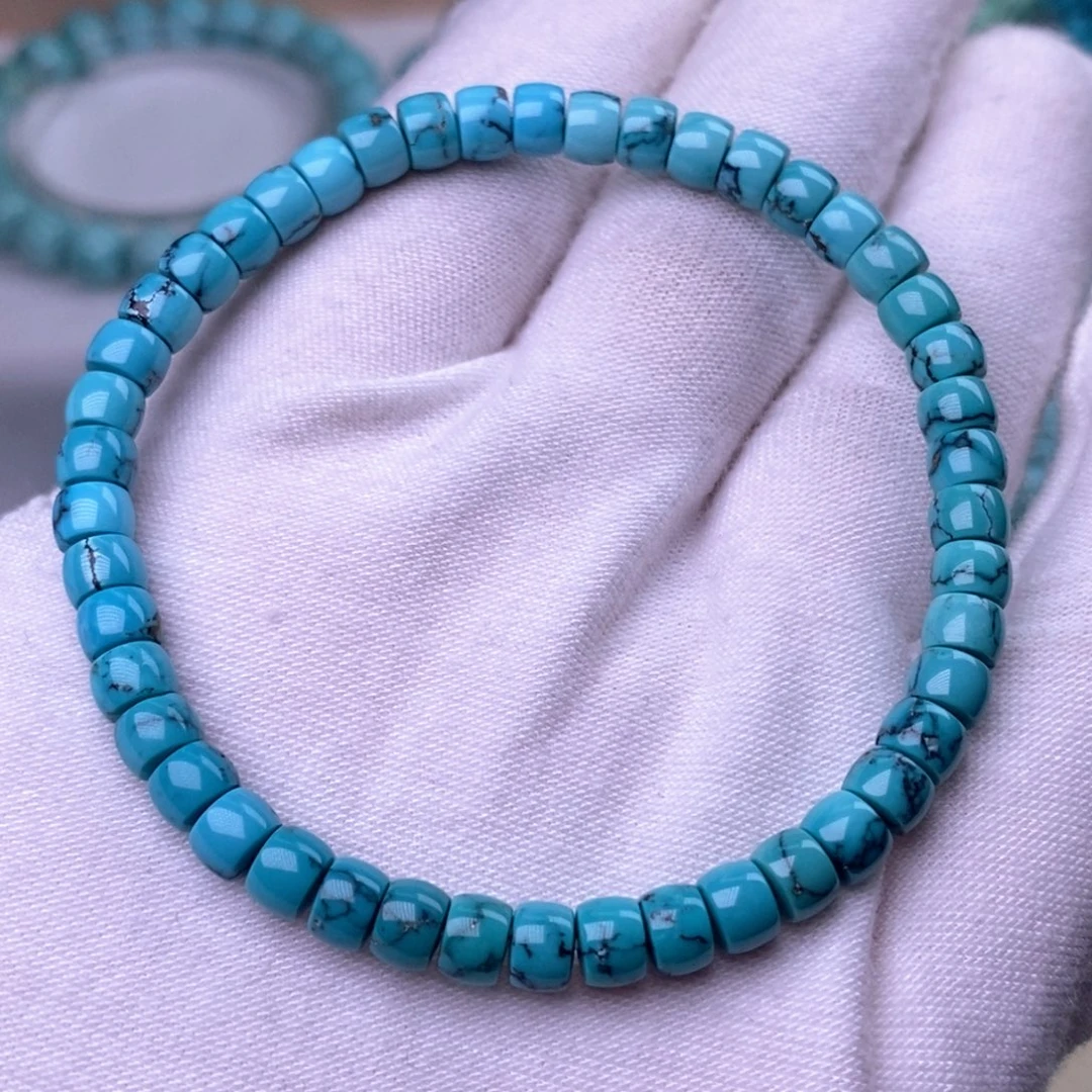 未镶嵌绿松石珠宝奇石5.3mm