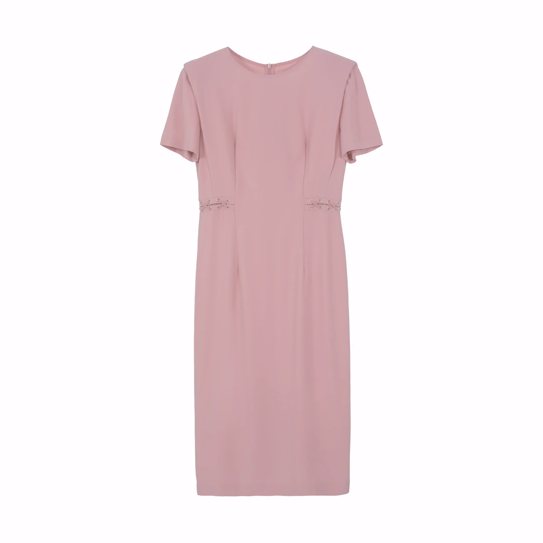 【品牌严选】她翼夏季连衣裙连衣裙纯色修身AH2222362137