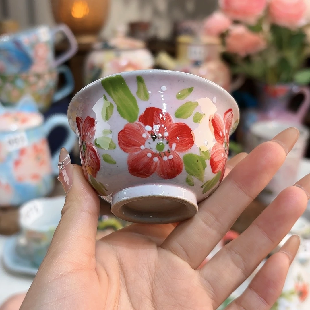 景德镇手绘高温釉下彩陶瓷茶具