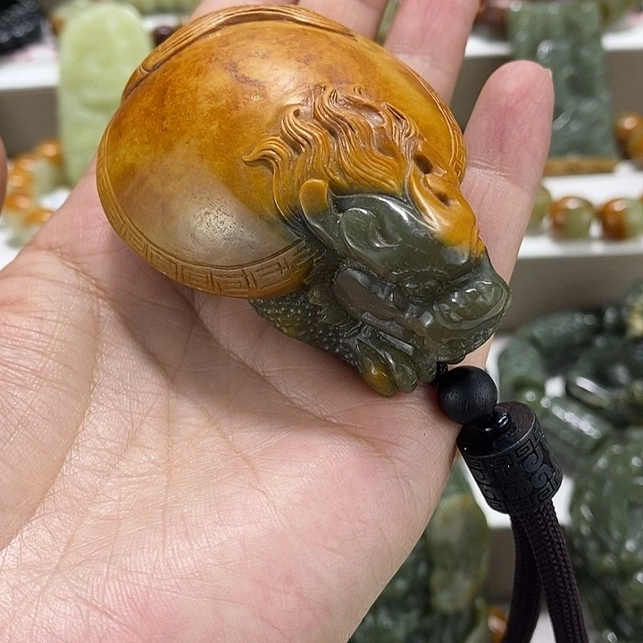 透闪石质玉未镶嵌把件半*烟