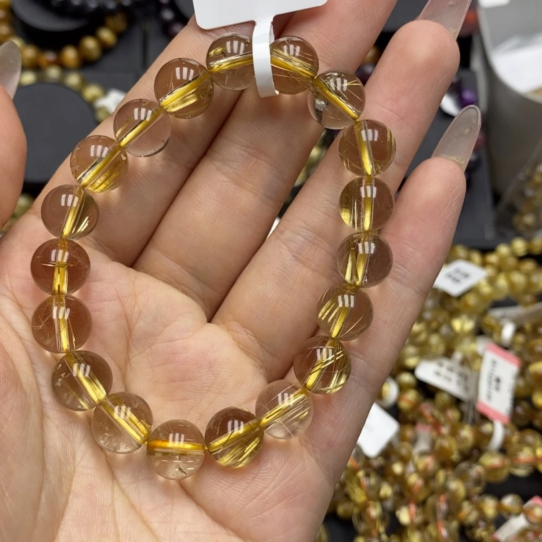 发晶手串未镶嵌卓慕水晶