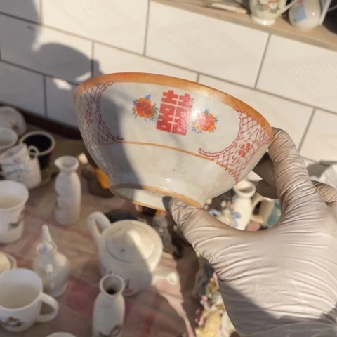 摆件陶瓷艺术品摆件两个