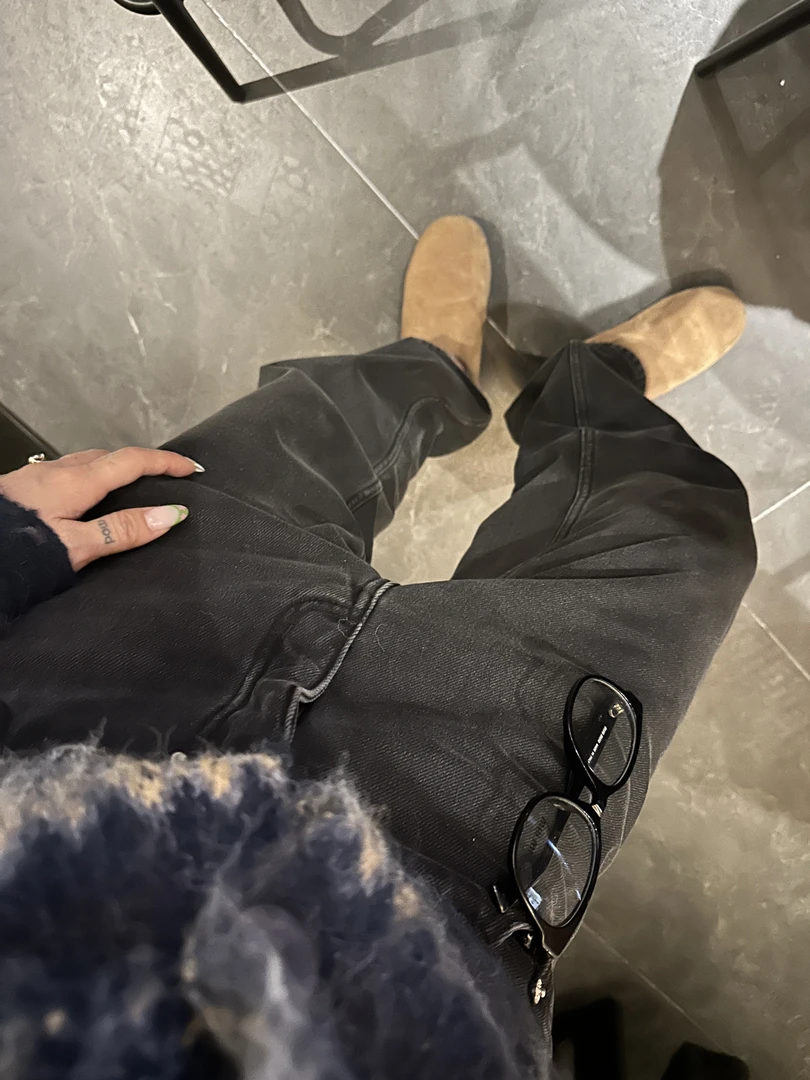 S.one 私人定制 复古 水洗 加厚绒 显瘦牛仔裤