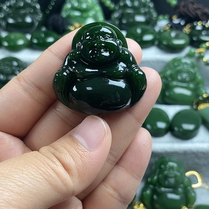 和田玉（碧玉）未镶嵌颈饰35