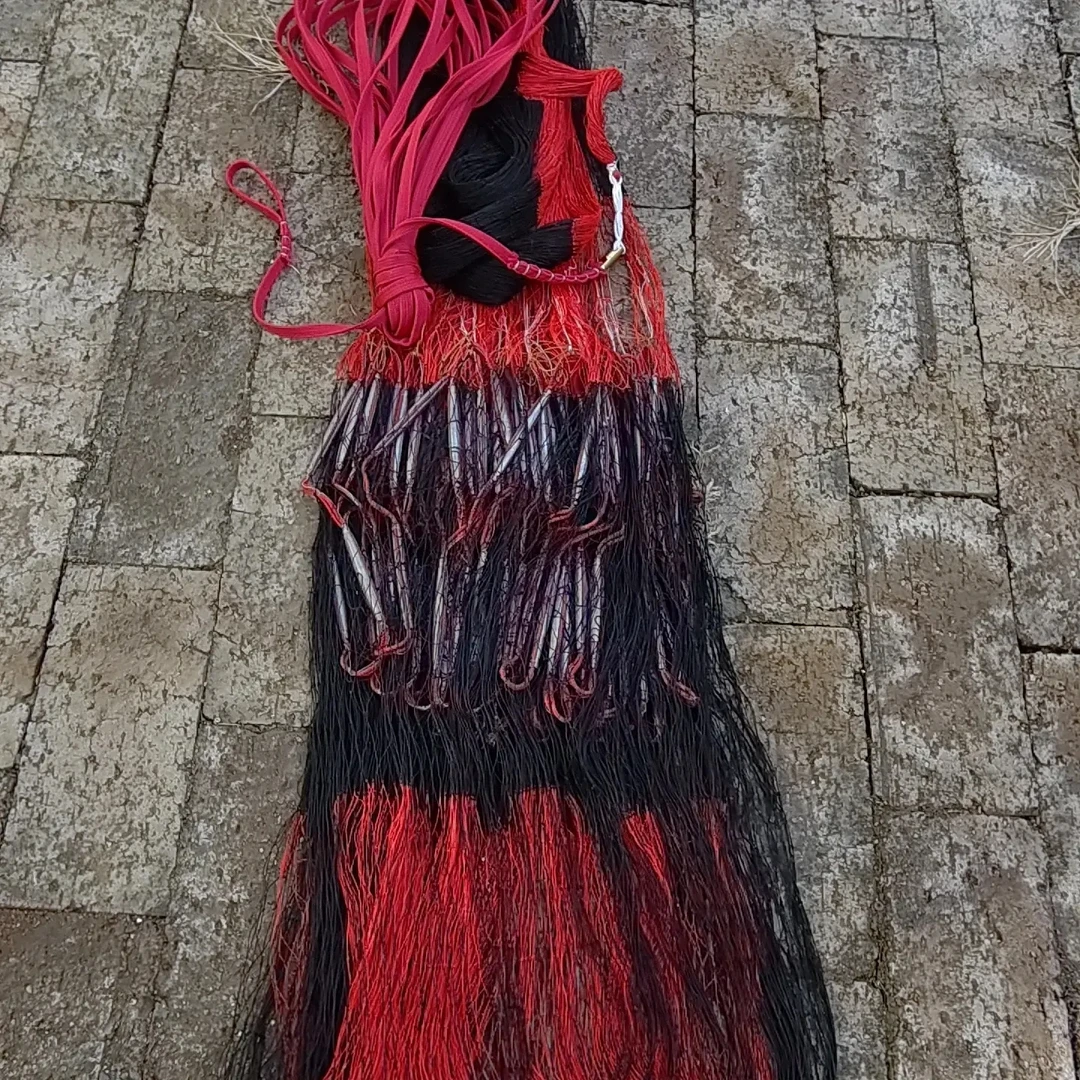 八编二代原丝两指四米高重八斤铅坠大深兜纯手工