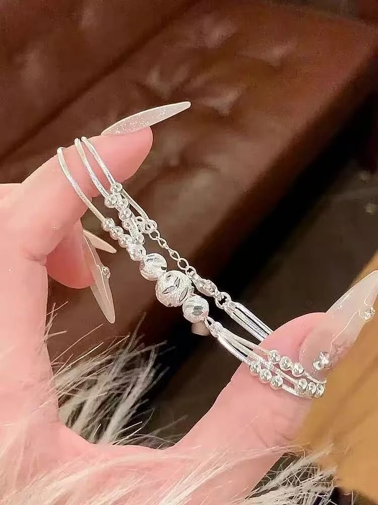 合金手链 网红多层转运珠手链时尚百搭简约三生三世