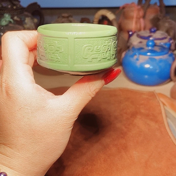 紫砂茶杯宜兴紫砂手工制作