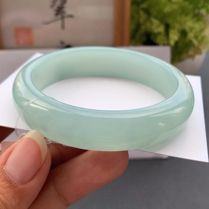 翡翠未镶嵌手镯翡翠手镯57+