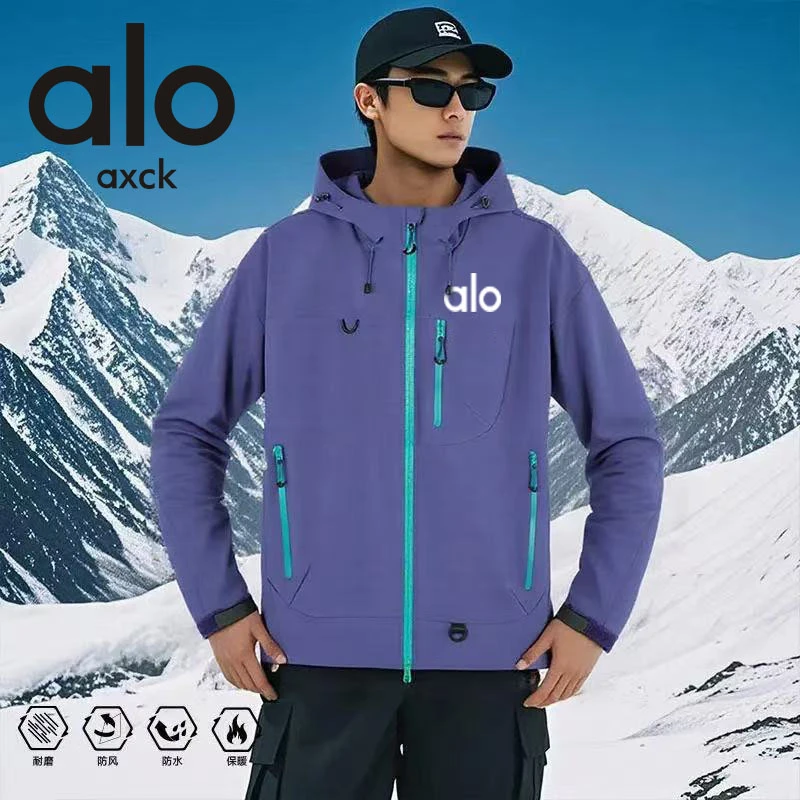 ALO原版原单新款夹克外套潮三合一可拆卸户外登山防风防水冲锋衣
