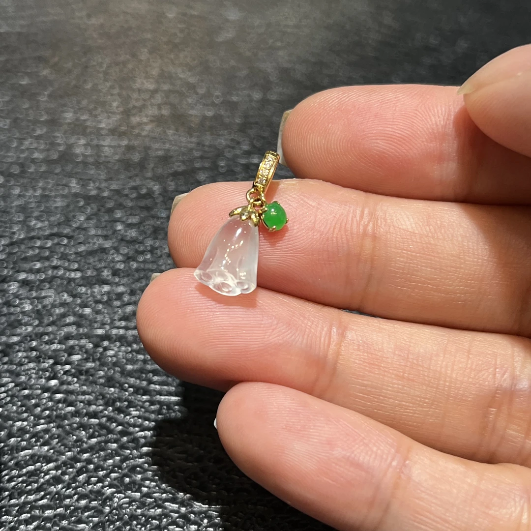 优翠珠宝18K金冰莲蓬小滴流品质精致