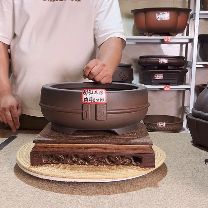 紫砂花盆紫砂花盆